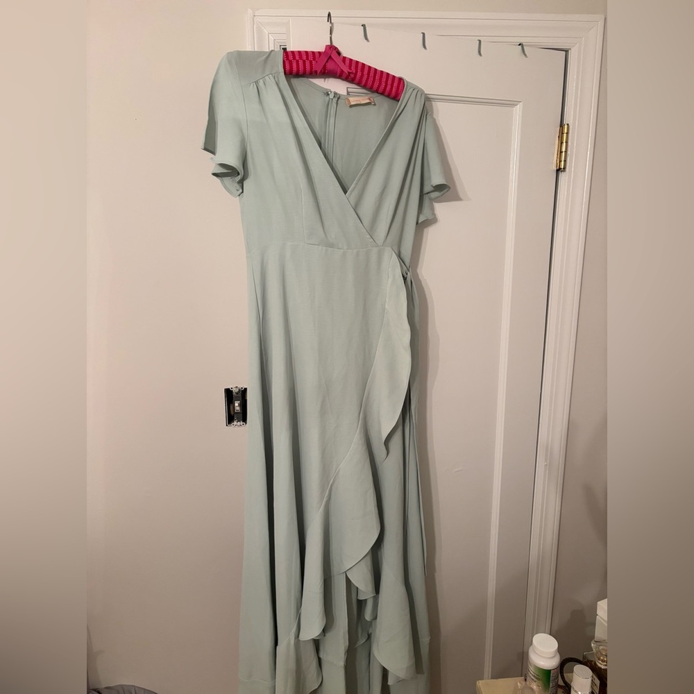 NWT Altar'd State Green Springvale Maxi Dress